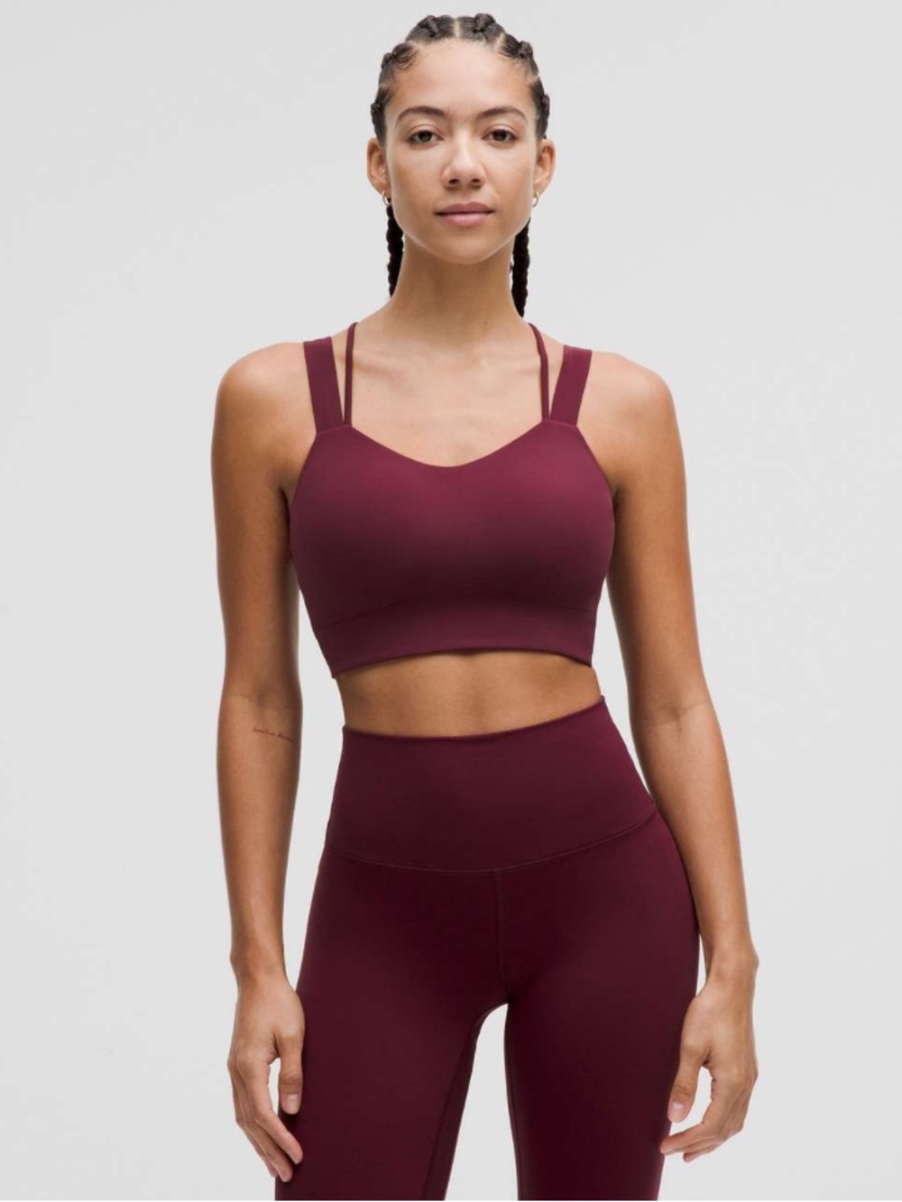 Lululemon Like a Cloud Longline Bra *Light Support, D/DD Cup
Garnet